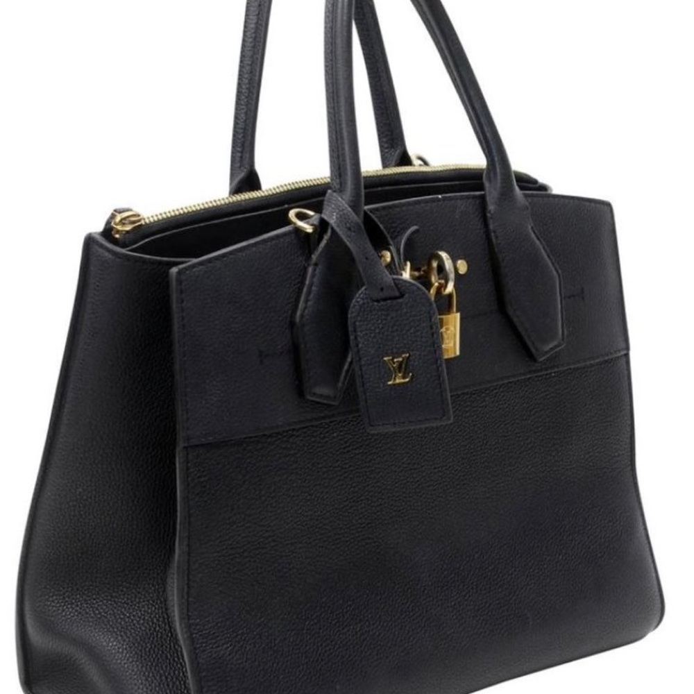 Sold sold Louis Vuitton Mm Leather City Steamer Tote - Picture 3 of 15